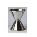 1 - 1 1/4 Oz. Stainless Steel Double Jigger